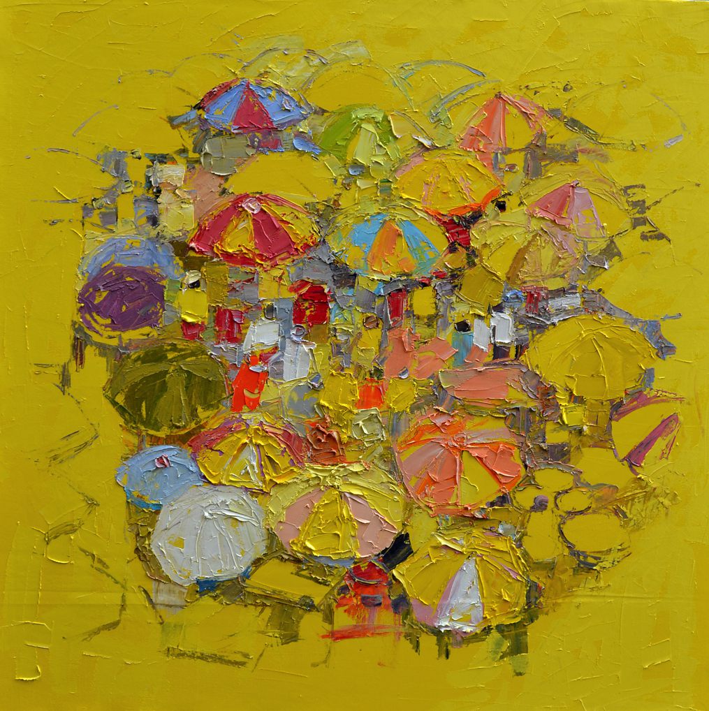 Sunny Day 46 x 46 Inches Oil on Canvas 2014